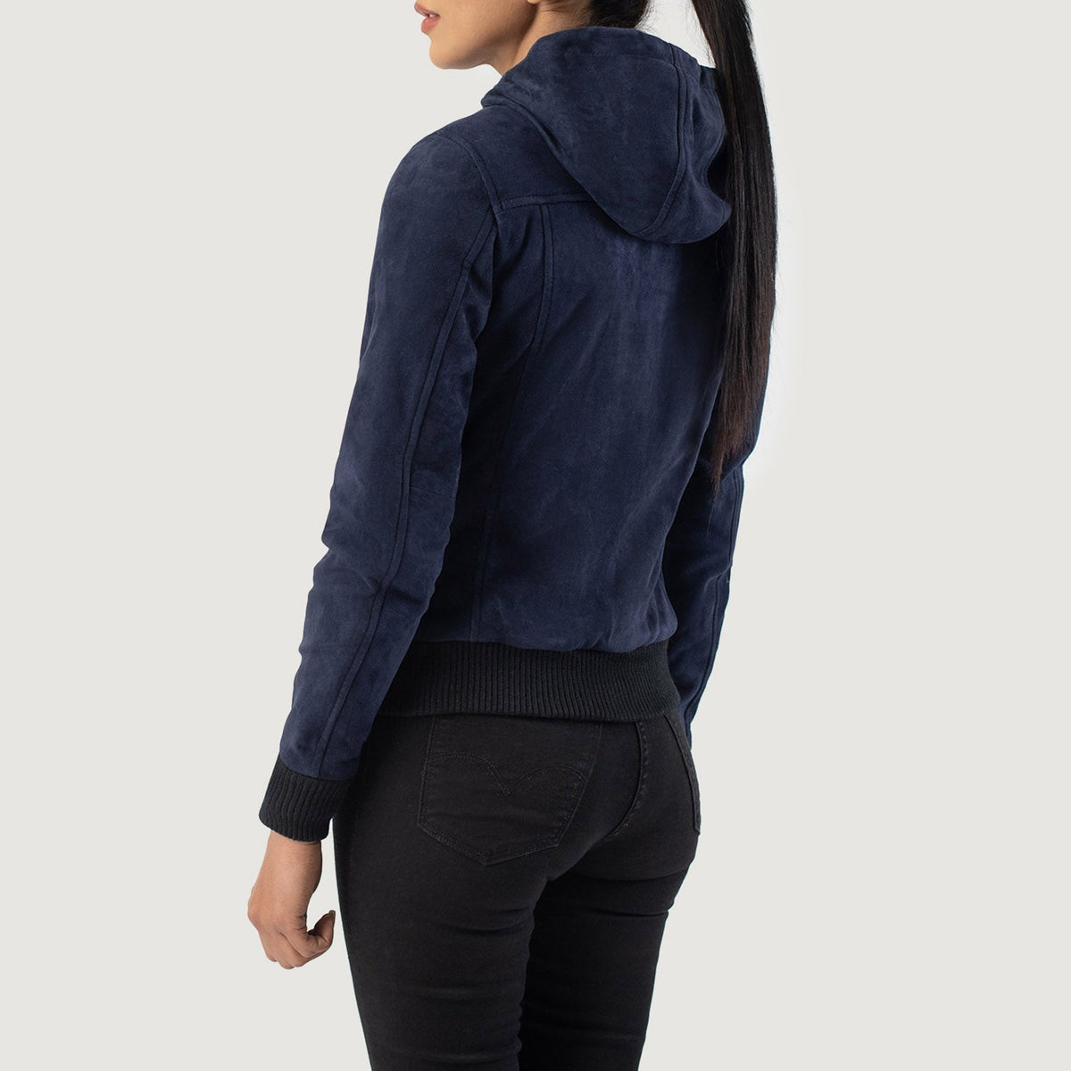 
Rebella Hooded レザーボンバージャケット レディース – alternate product view 5