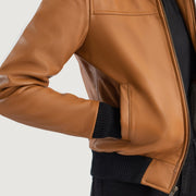 
Rebella Hooded レザーボンバージャケット レディース – alternate product view 6