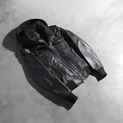 
Roslyn Hooded レザーボンバージャケット レディース – alternate product view 7