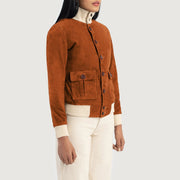 
Sasha A1 レザーボンバージャケット レディース – alternate product view 2