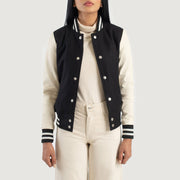 Savant Varsity レザージャケット レディース – alternate product view 1