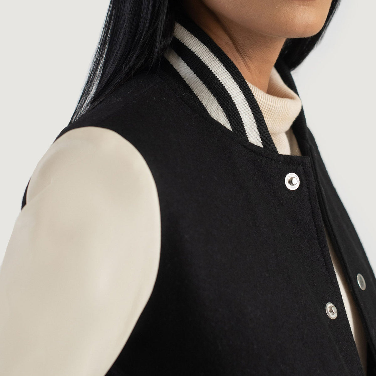 Savant Varsity レザージャケット レディース – alternate product view 6