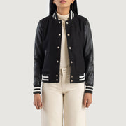 Savant Varsity レザージャケット レディース – alternate product view 1