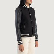 Savant Varsity レザージャケット レディース – alternate product view 2