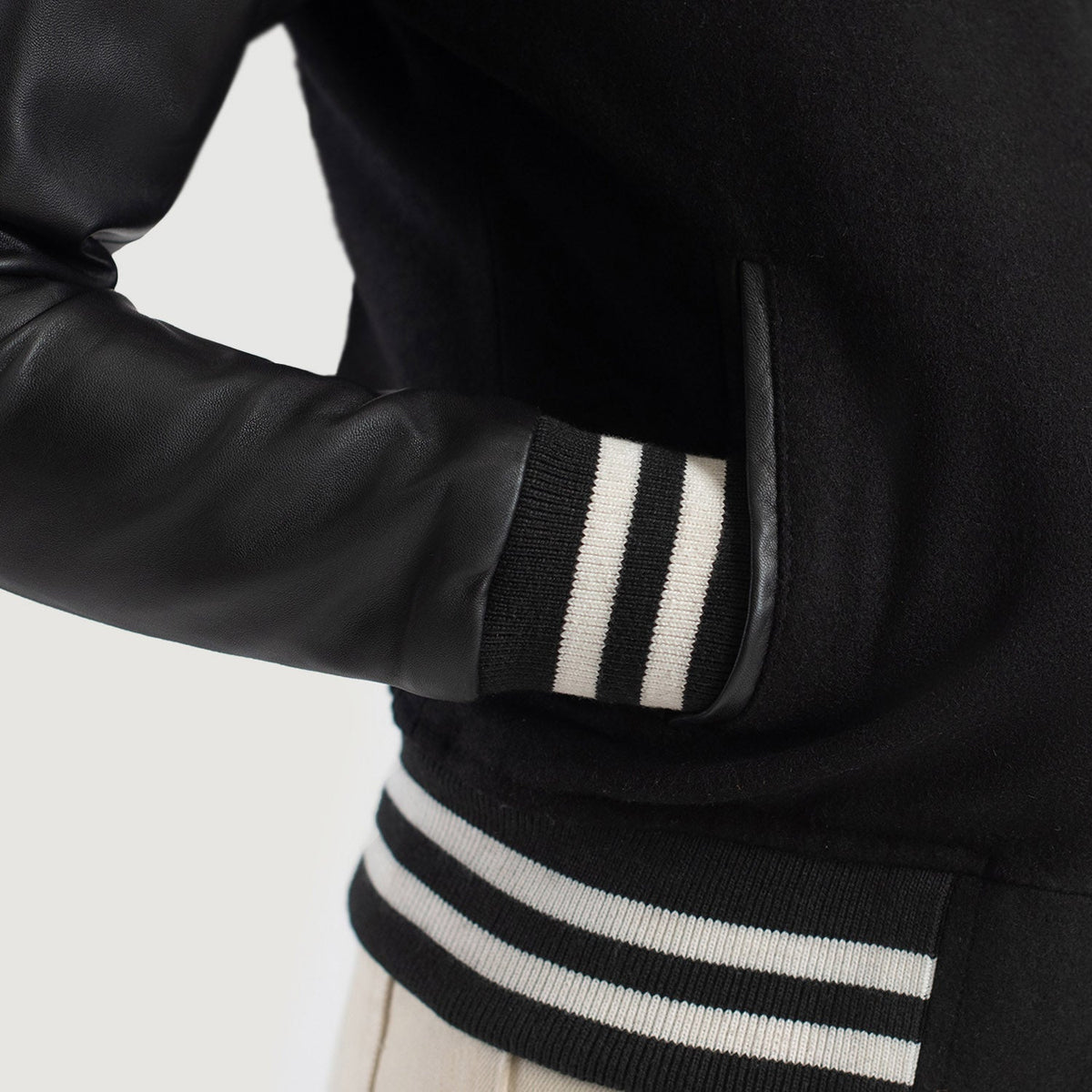 Savant Varsity レザージャケット レディース – alternate product view 6