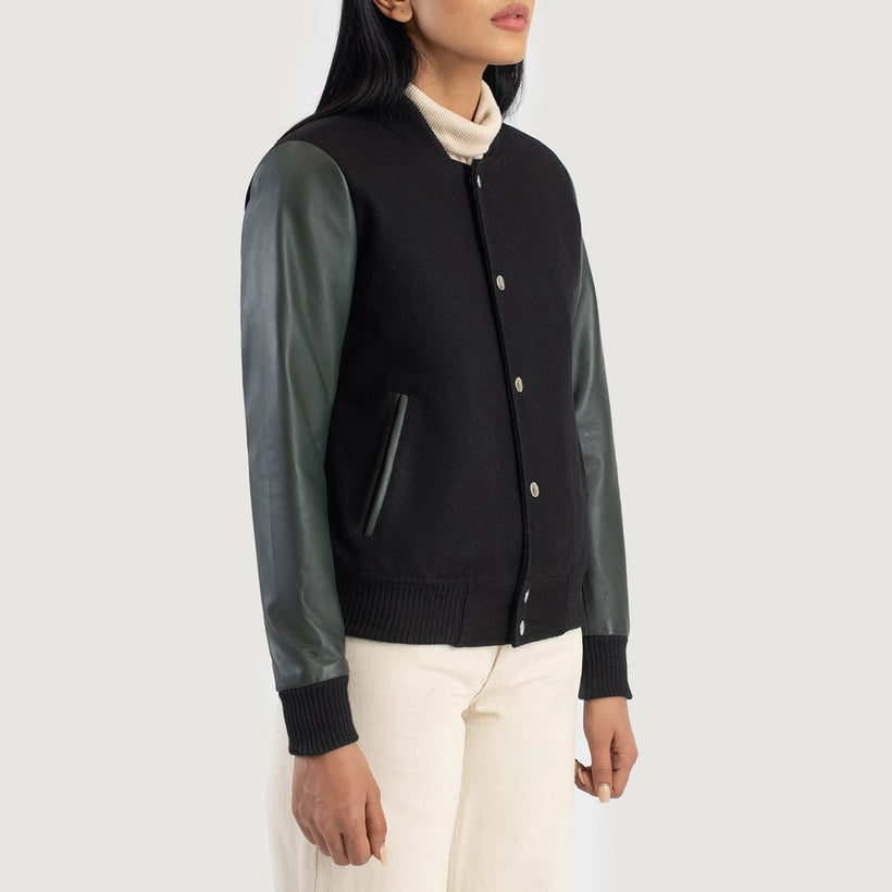 Savant Varsity レザージャケット レディース