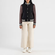 Savant Varsity レザージャケット レディース – alternate product view 3