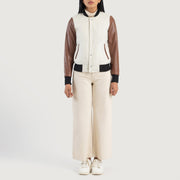 Savant Varsity レザージャケット レディース – alternate product view 3