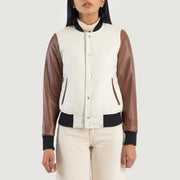Savant Varsity レザージャケット レディース – alternate product view 4