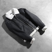 
Sherilyn B-3 ブラック レザーボンバージャケット レディース – alternate product view 7