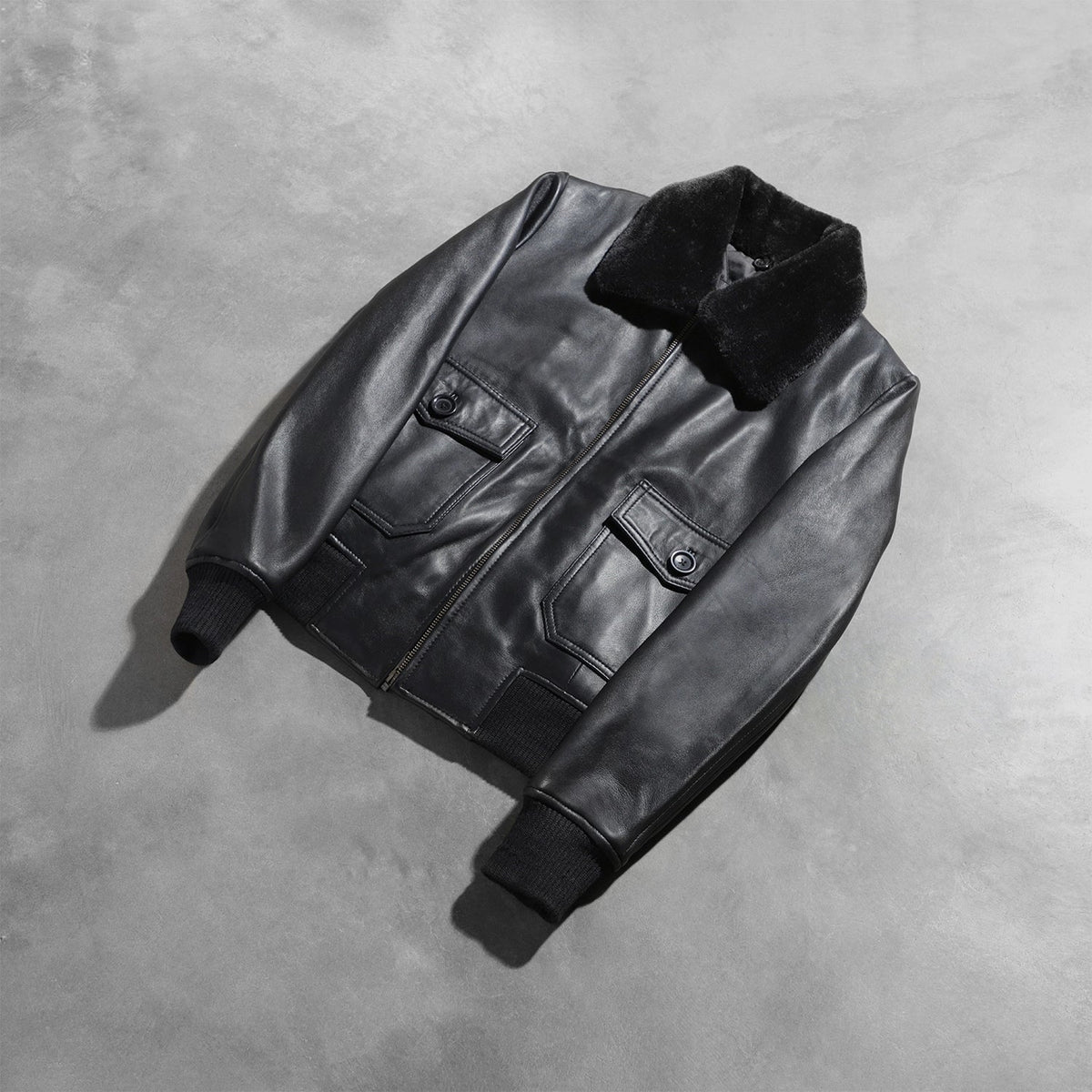Stella G-1 レザーボンバージャケット レディース – alternate product view 7