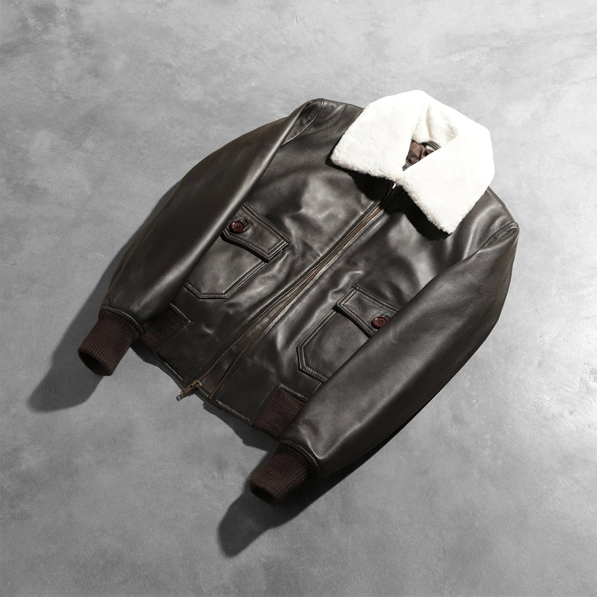 Stella G-1 レザーボンバージャケット レディース – alternate product view 8