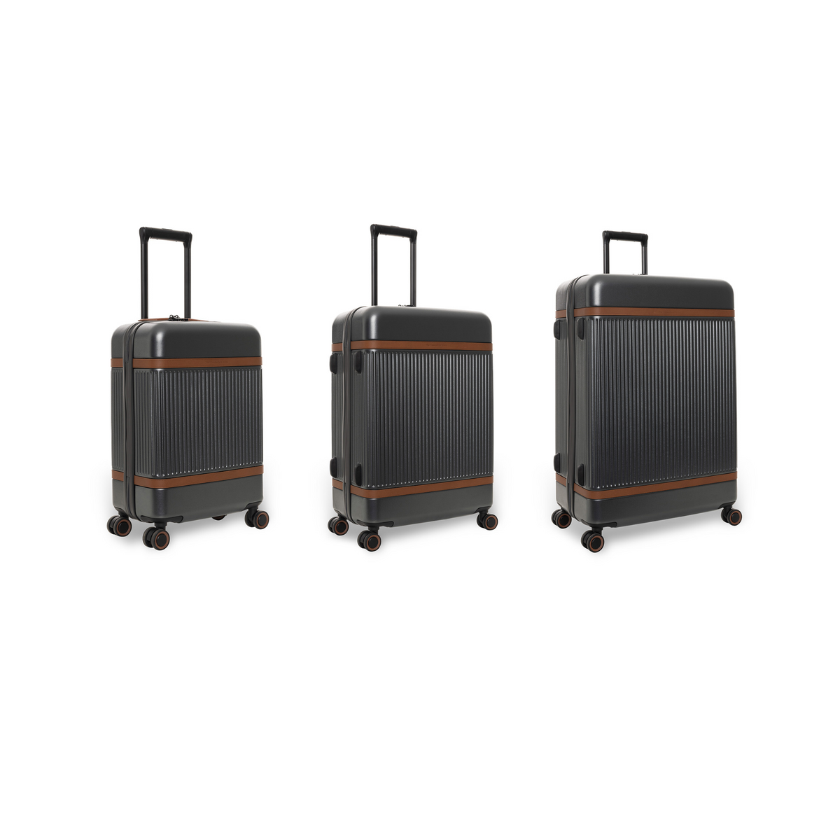Urban Graphite Suitcase Set Zuna レディース, front view