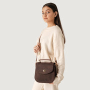 
The Sandra Leather Saddle Bag – alternate product view 9