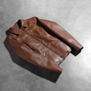 Tomachi レッド レザージャケット レディース – alternate product view 7