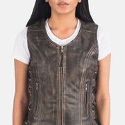 
内側ライニングビュー Showing Quilted Polyester Lining & 内側ユーティリティポケット2つ