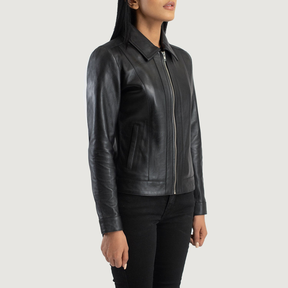 
Vixen Classic Collar レザージャケット レディース – alternate product view 2