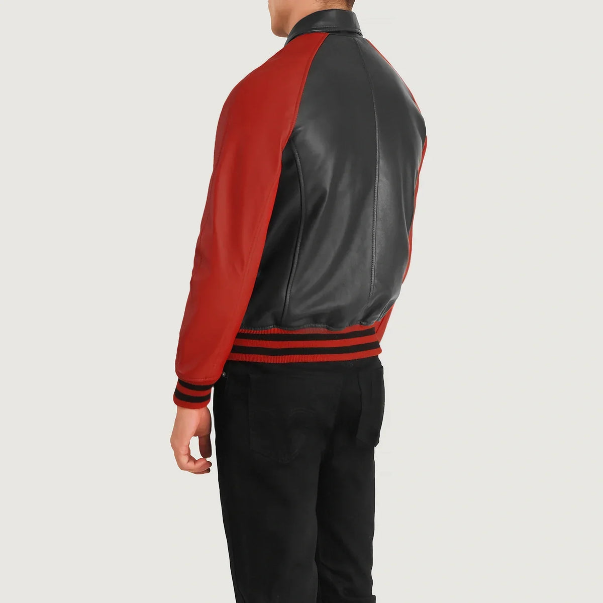 Walton Varsity レザージャケット メンズ – alternate product view 5