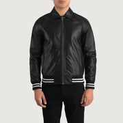 Walton Varsity レザージャケット メンズ – alternate product view 4