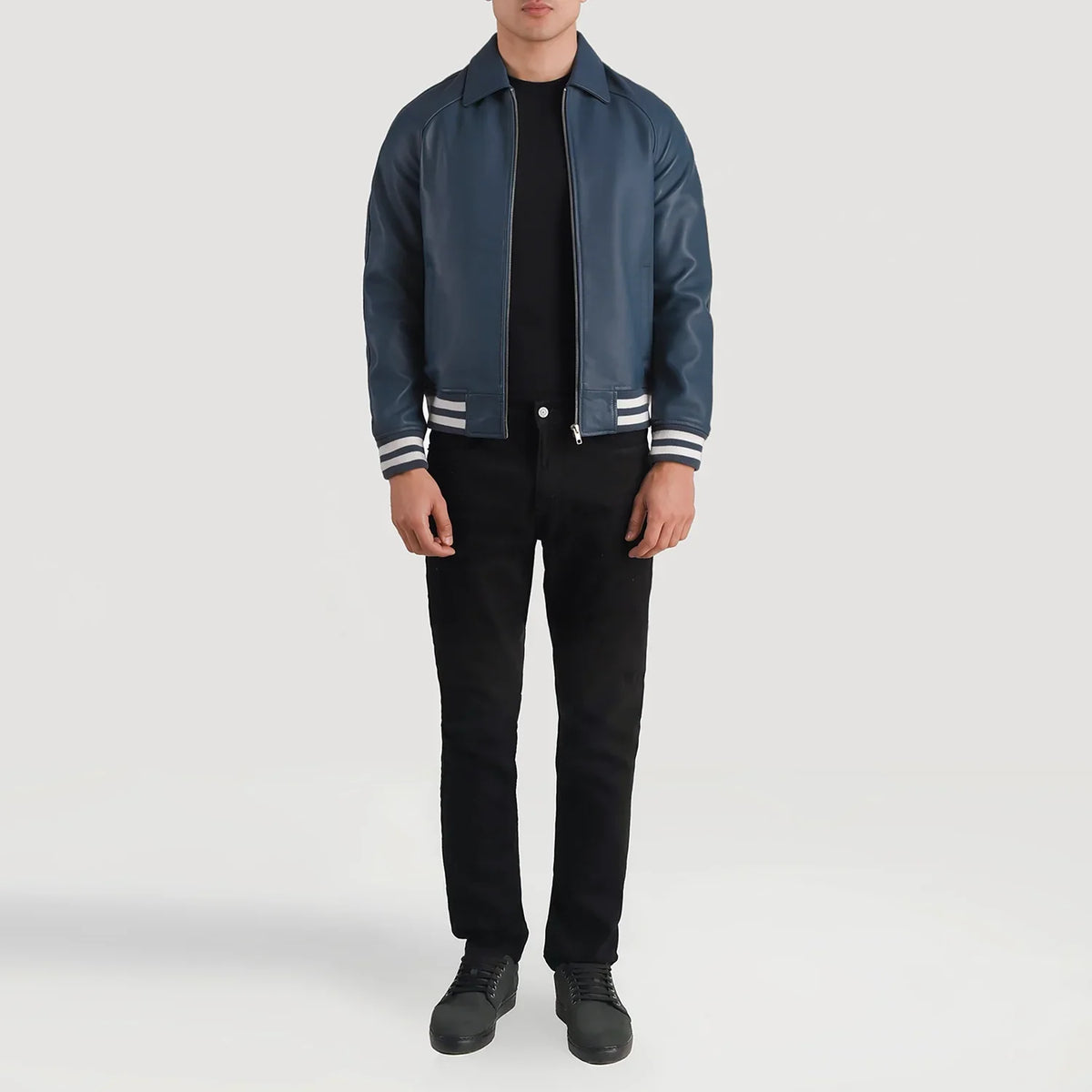 Walton Varsity レザージャケット メンズ – alternate product view 4