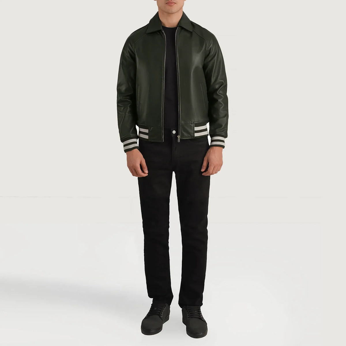 Walton Varsity レザージャケット メンズ – alternate product view 4