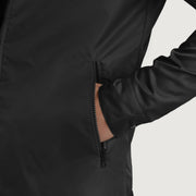 
内側ライニングビュー Showing Quilted Viscose Lining & 内側ユーティリティポケット2つ