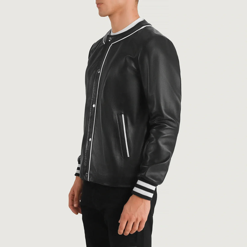 Willis Varsity レザージャケット メンズ