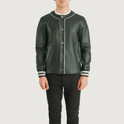 Willis Varsity レザージャケット メンズ – alternate product view 4