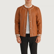 Willis Varsity レザージャケット メンズ – alternate product view 1