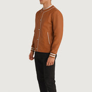 Willis Varsity レザージャケット メンズ – alternate product view 2