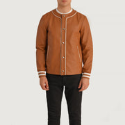Willis Varsity レザージャケット メンズ – alternate product view 4