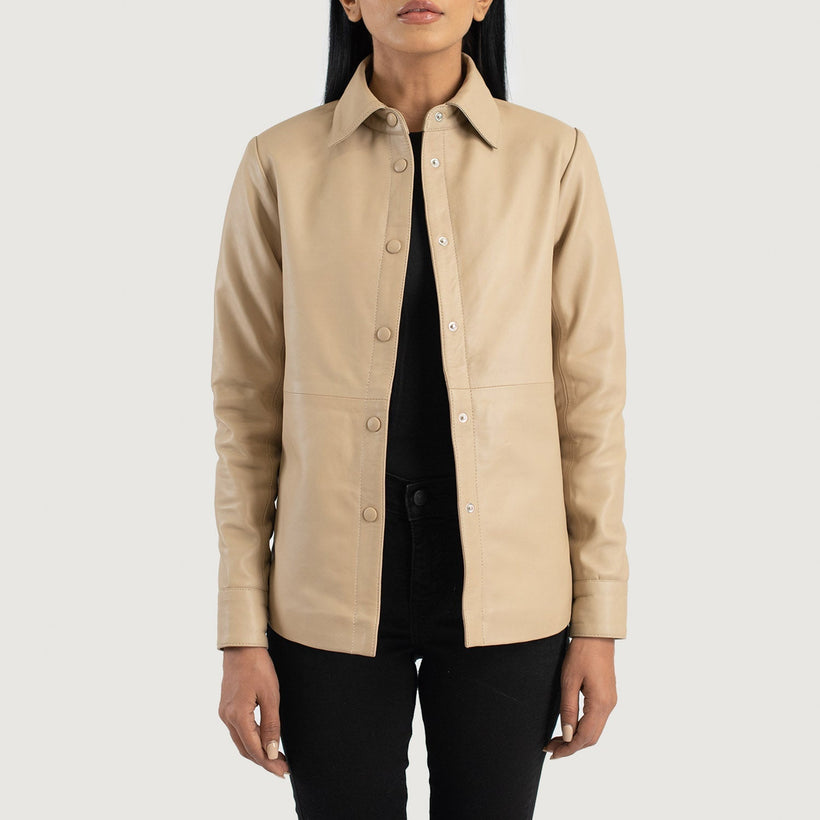 Zenith Shirt レザージャケット レディース