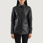 Zenith Shirt レザージャケット レディース – alternate product view 4