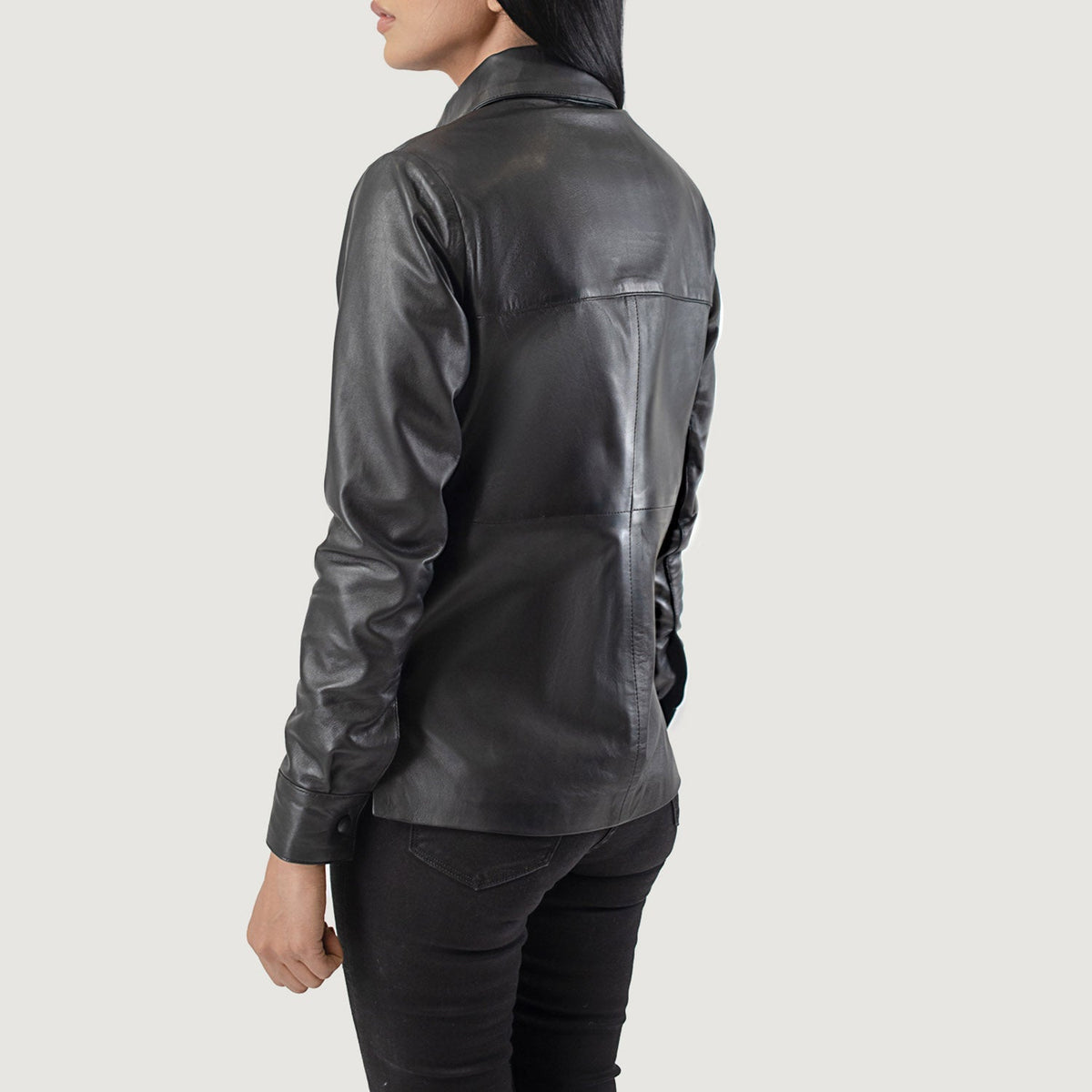 Zenith Shirt レザージャケット レディース – alternate product view 5
