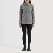 Zenith Shirt レザージャケット レディース – alternate product view 3