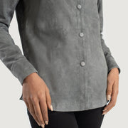 Zenith Shirt レザージャケット レディース – alternate product view 6