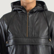 Zest Hooded Pullover レザージャケット レディース – alternate product view 6