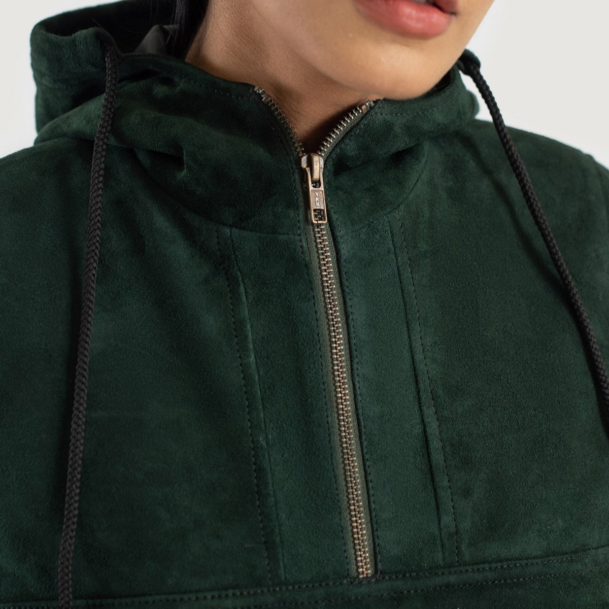 Zest Hooded Pullover レザージャケット レディース – alternate product view 4