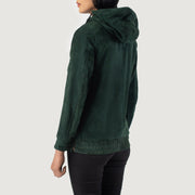 Zest Hooded Pullover レザージャケット レディース – alternate product view 5